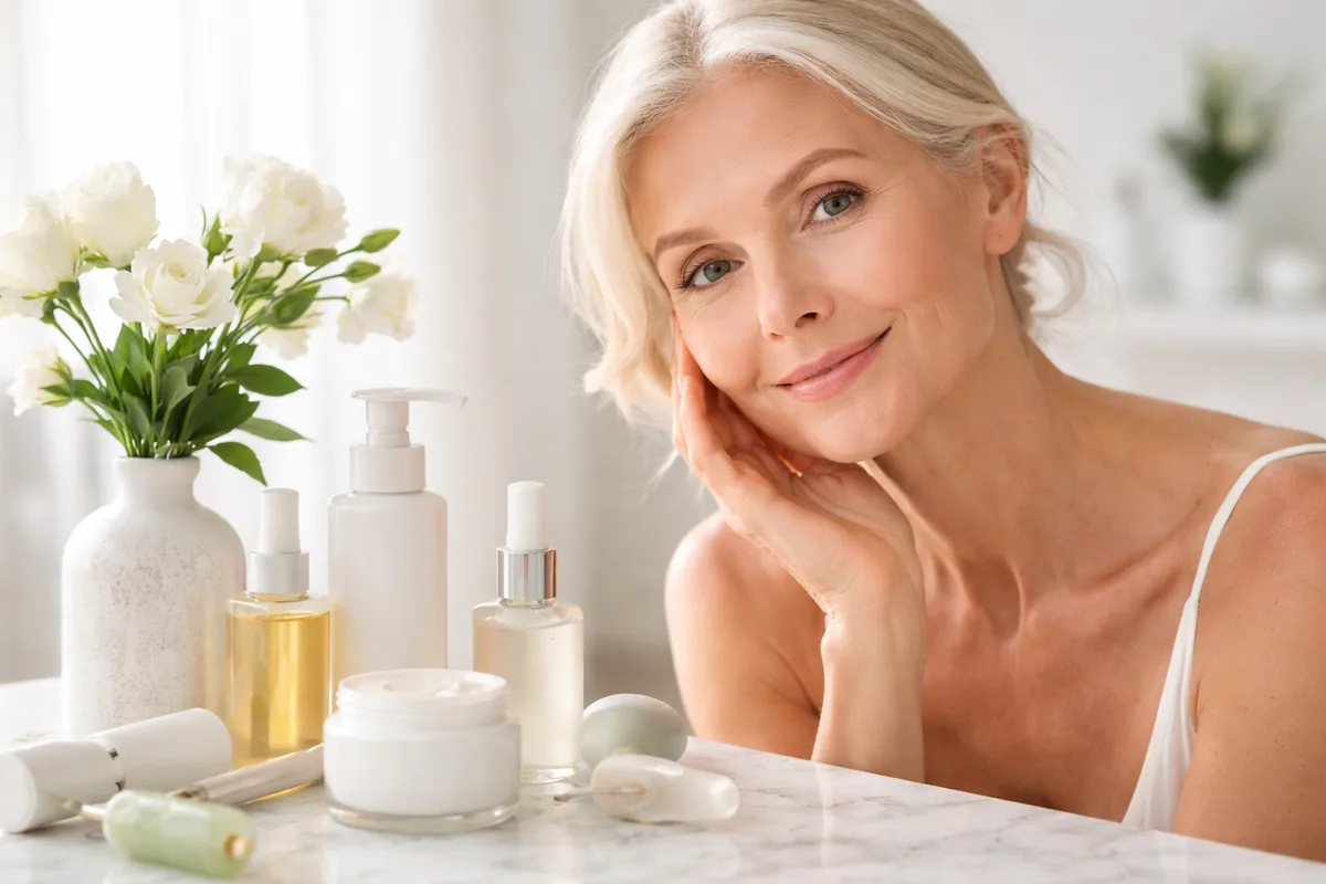 Quelle est la meilleure routine de soins pour une peau mature ?
